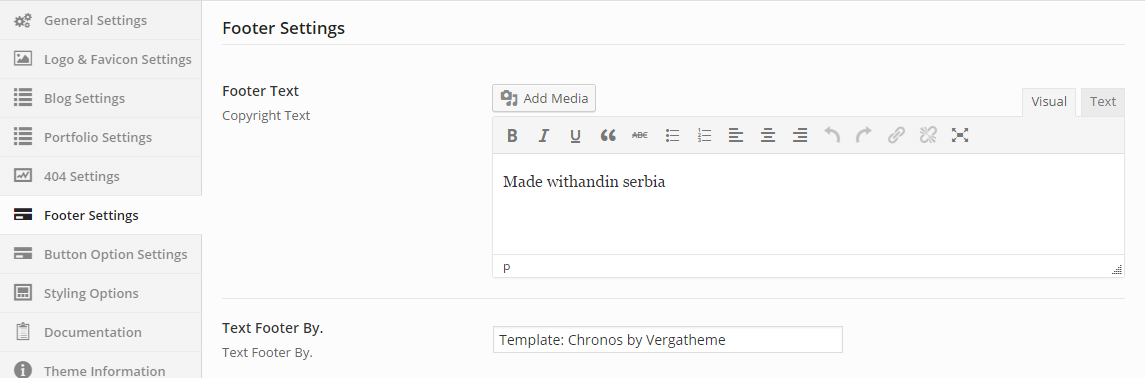 Verga Theme | Education Documentation